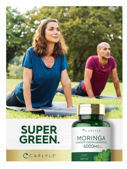 Moringa Oleifera 6000 Mg 🌿 100% Suplemento Natural