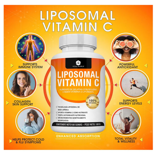 VITAMINA C LIPOSOMAL-Vital World ®️