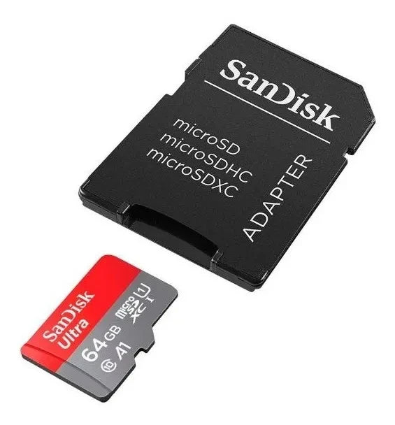 Tarjeta Microsd 64gb Clase 10 Sandisk Ul