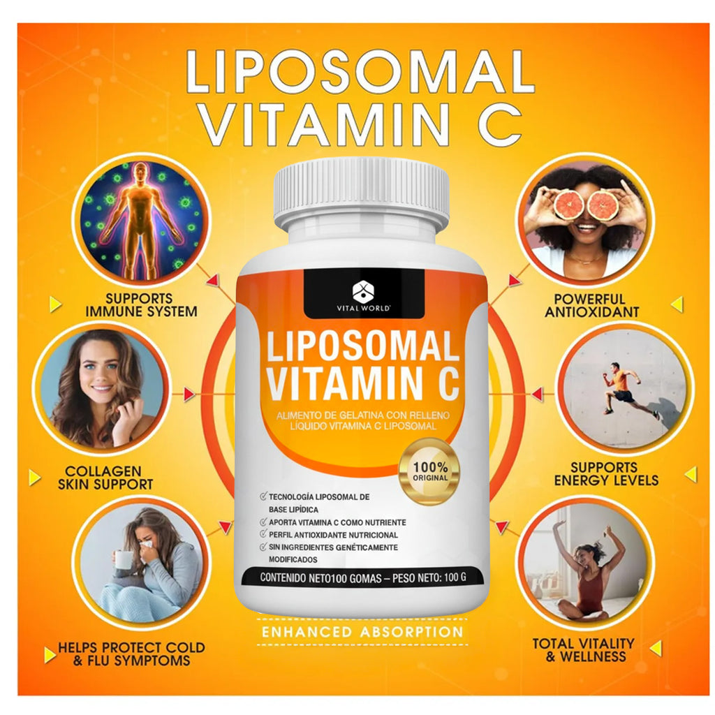 VITAMINA C LIPOSOMAL-Vital World ®️