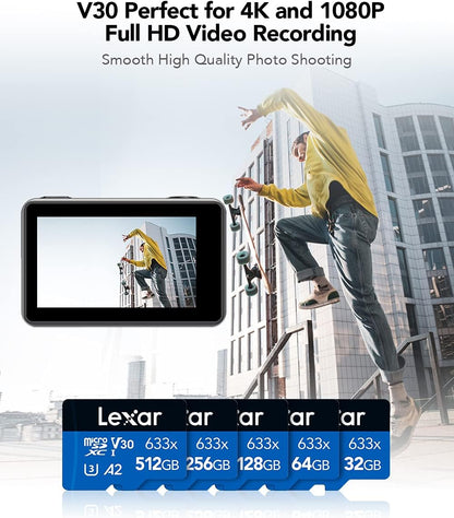 Tarjeta De Memoria Microsd Lexar 64GB