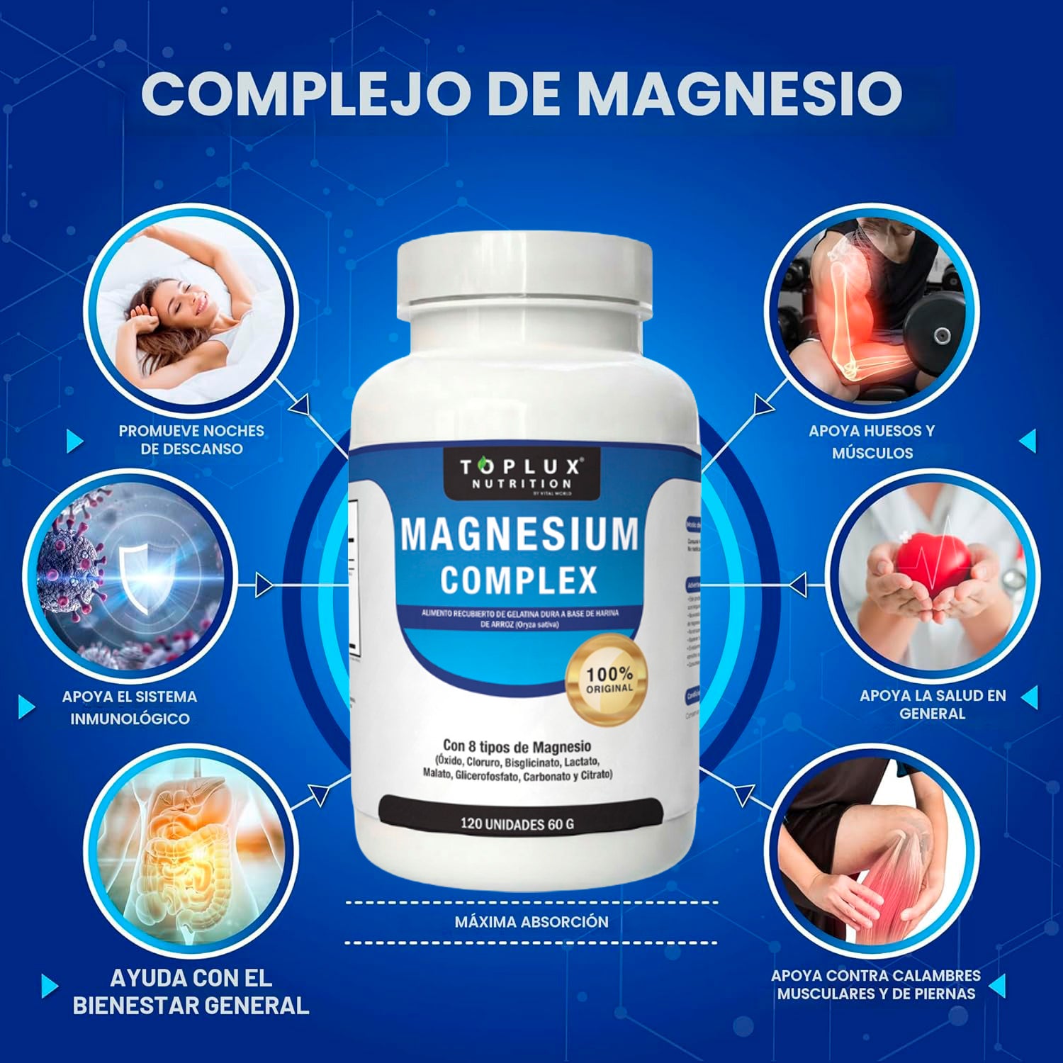X1 Toplux Nutrition – MAGNESIUM COMPLEX