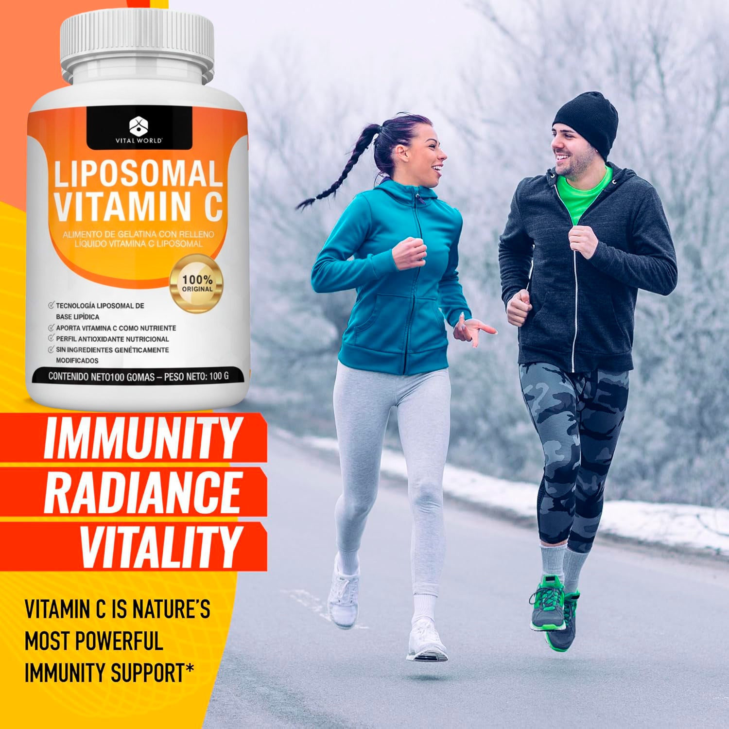 VITAMINA C LIPOSOMAL-Vital World ®️