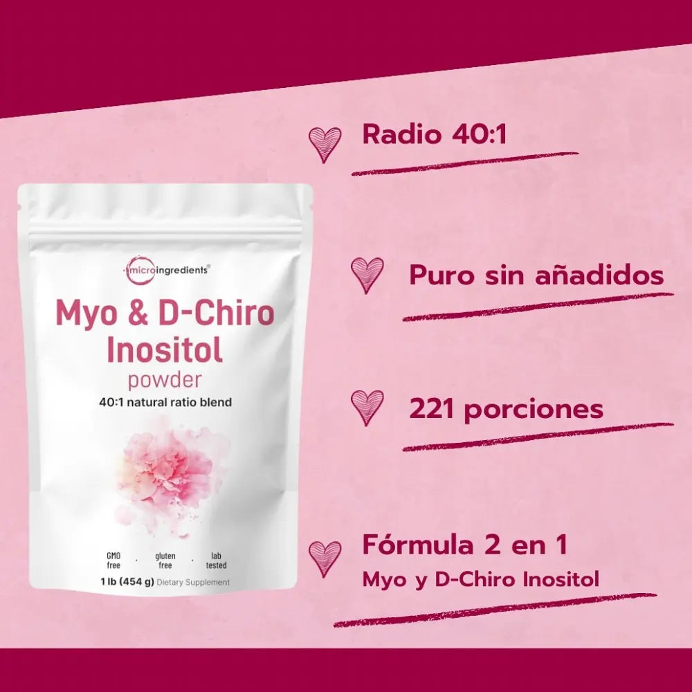 Myo Inositol 🔥PAGA 1 LLEVA 2 🔥 “Doypack resellable”