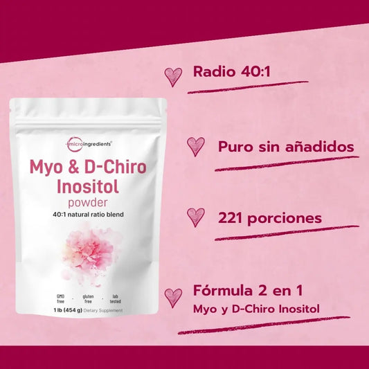 Myo Inositol 🔥PAGA 1 LLEVA 2 🔥 “Doypack resellable”
