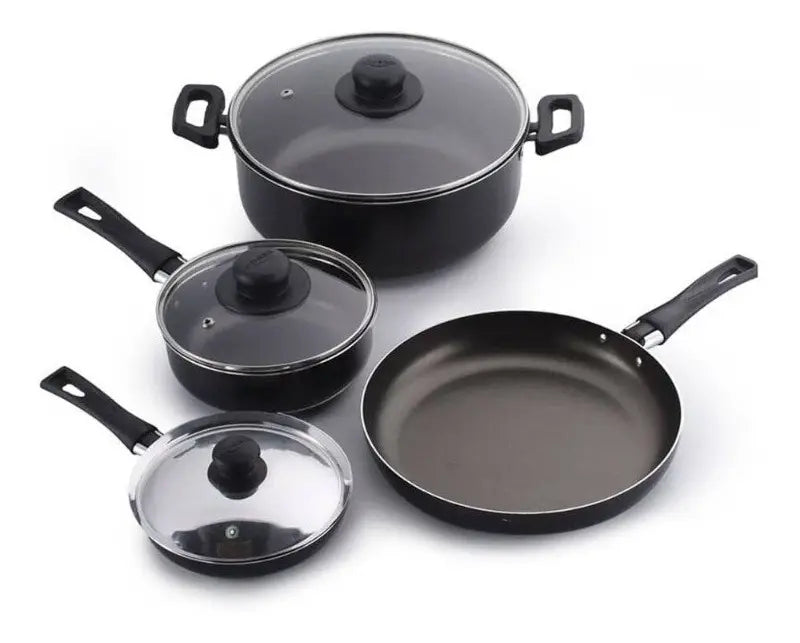 Ollas Bateria Universal 7 Piezas Aliada