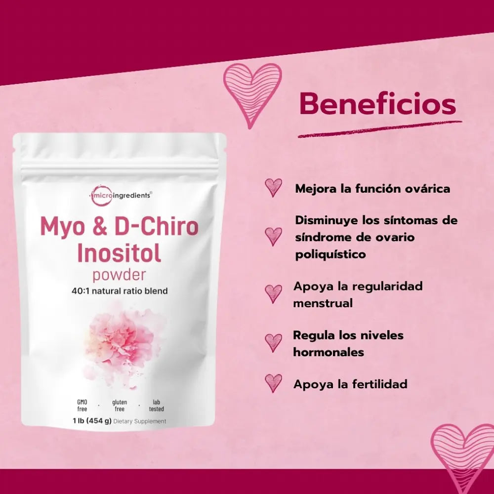 Myo Inositol 🔥PAGA 1 LLEVA 2 🔥 “Doypack resellable”