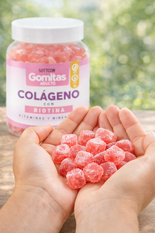 GOMITAS DE COLAGENO CON BIOTINA