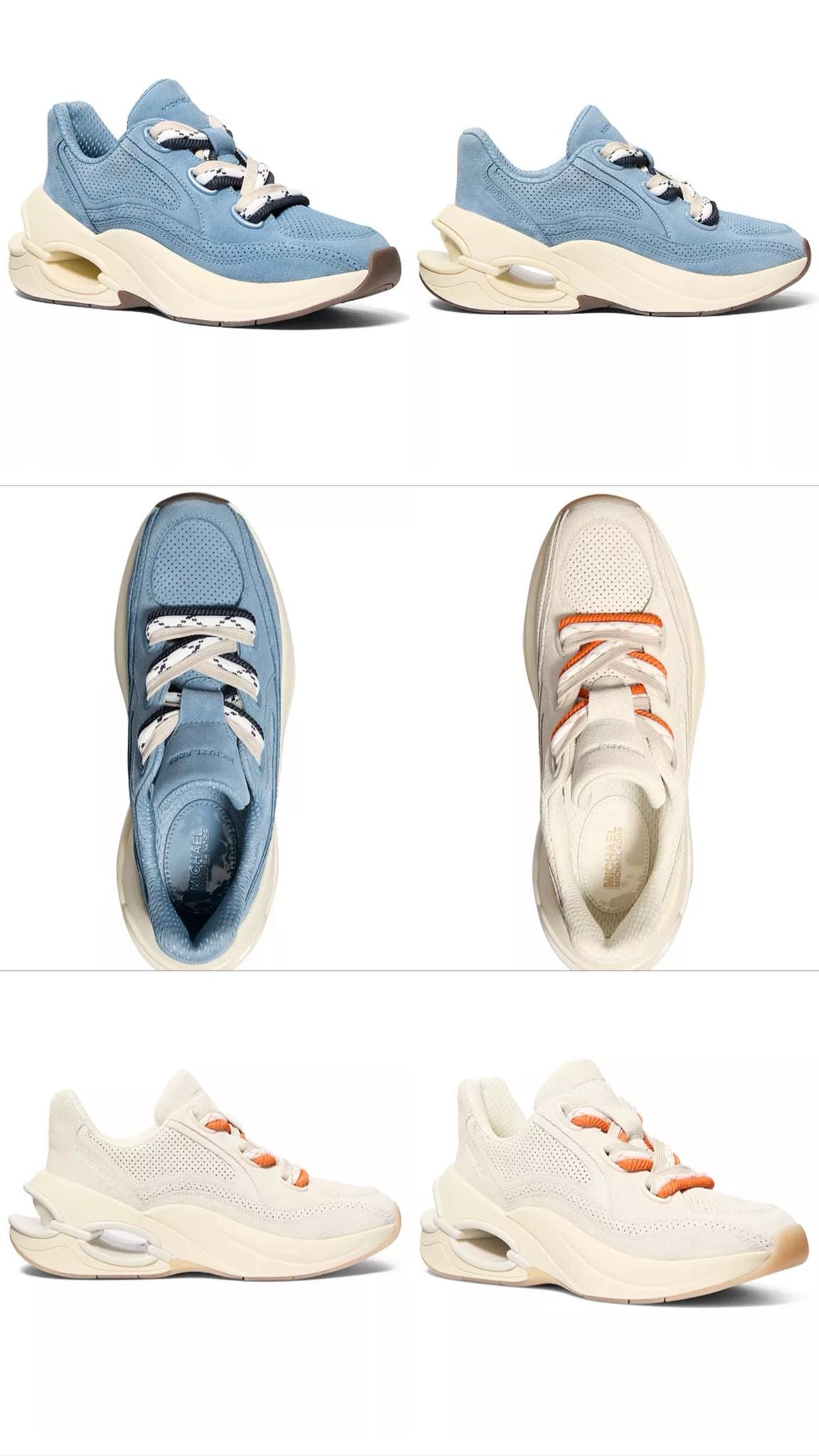 Michael Kors Women’s Toni Lace-Up Trainer Sneakers