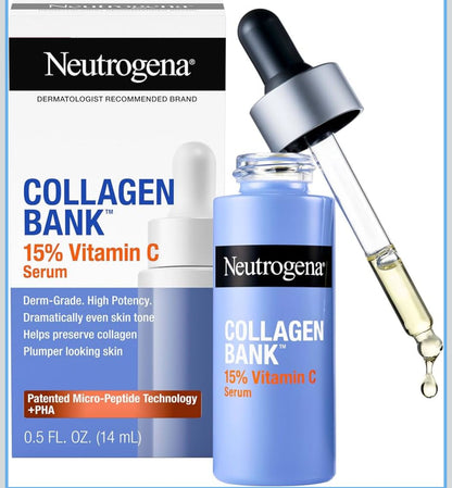 Neutrogena Collagen Bank Sérum Facial con 15% de Vitamina C