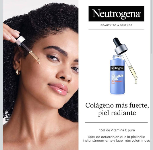 Neutrogena Collagen Bank Sérum Facial con 15% de Vitamina C