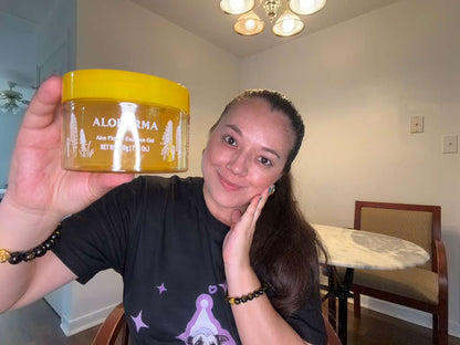 Aloderma Gel de Esencia de Flor de Aloe con Oro de 24 Quilates (7 oz)